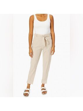 BITTE KAI RAND Cotton Blend Lightweight Joggers Oversize Tie Waist Side Pockets
